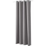 Woltu 1 pièce rideau occultant à ?illets pour fenêtre porte, thermique isolant, 135x225cm, gris foncé ... Woltu 1 pièce rideau occultant à ?illets pour fenêtre porte, thermique isolant, 135x225cm, gris foncé ...