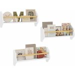 Woltu - lot de 3 bibliothèque pour enfants Étagère murale avec 3 tablettes, rangement pour livres, en ... Woltu - lot de 3 bibliothèque pour enfants Étagère murale avec 3 tablettes, rangement pour livres, en ...