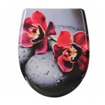 Woltu - abattant de toilette en duroplast avec charni�re, couvercle de wc, fixation rapide, antibact�rienne, ...