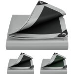 Woltu b�che de protection en pe 280g / m�, 4x4 m, b�che imperm�able et r�sistante, couverture �tanche ...