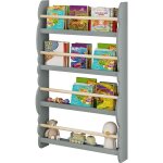 Bibliothque murale woltu, tagre de rangement pour chambre d'enfants, 60x14, 5x98cm, en bois mdf  ...