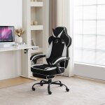 Woltu chaise gaming en tissu maill, fauteuil ergonomique rglable en hauteur, chaise d'ordinateur pivotante ...