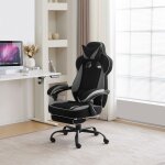 Woltu - chaise gaming en tissu maill, fauteuil ergonomique rglable en hauteur, chaise d'ordinateur ...