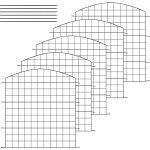 Woltu - cl�ture de jardin, 78x70 cm, cl�ture d�corative, cl�ture de bassin en grille, en forme arc, noir ...