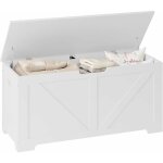Woltu - coffre de rangement 100x47x40cm, banc de rangement 76l, coffre  jouets, banquette banc  chaussures ...