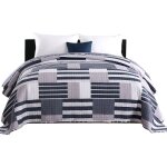 Woltu dessus de lit patchwork, couvre - lit matelass, jet de lit pour lit double, 170x210cm, patchwork ...