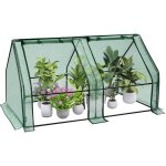 Woltu - serre de jardin, serre hivernage avec 2 portes enroulables, b�che renforc�e en pe, cadre en tube ...
