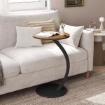 Table d'appoint en forme c, ?40 x 40 x 65 cm, table basse ronde, table basse, petite table pour canap�, ...