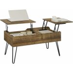 Woltu - table basse relevable extensible, table basse, table de salon, table de salle à manger industrielle ... Woltu - table basse relevable extensible, table basse, table de salon, table de salle à manger industrielle ...