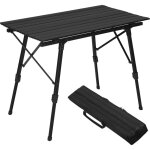 Woltu - table de camping pliante, pliable en aluminum, table de randonne voyage, rglable en hauteur, ...