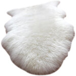 Woltu - tapis en peau de mouton tapis pour chambre, salon de lit, tapis de laine toison moquette, tapis ...