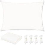 Woltu - voile d'ombrage impermable 2, 5x4 m, en pes, 200 g / m polyester, toile parasol protection ...