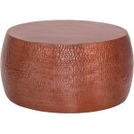 Womo - design - table basse martelée de salon, table d'appoint ronde artisanale, ø 90x45 cm en aluminium ... Womo - design - table basse martelée de salon, table d'appoint ronde artisanale, ø 90x45 cm en aluminium ...