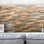 Wooden wall design - parement bois selectio rev�tement mural bois 1m�