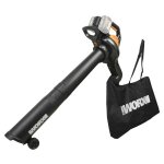 Worx aspirateur souffleur broyeur sur batterie worx vendu sans batterie