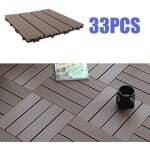 Wyctin - hofuton dalles extrieures de jardin, terrasse, piscine, balcon i avec systme de clips i dimensions ...