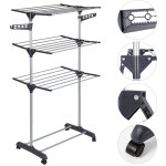 Hofuton �tendoir s�choir � linge gris