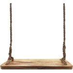 Xidjuikm - balan�oire en bois paulownia avec corde 3, 7m, 60cmx20cmx3cm, balan�oire pour enfant adulte ...
