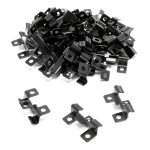 Wiltec - lot de 50 clips en acier fin ? noir ? 40 x 24 x 8 mm ? hauteur de serrage 8 mm ? montage des ... Wiltec - lot de 50 clips en acier fin ? noir ? 40 x 24 x 8 mm ? hauteur de serrage 8 mm ? montage des ...
