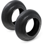 Lot de 2x pneu 3. 50 - 8 pour diable ? 350 x 100 mm ? sans chambre  air ni jante ? capacit de charge ...