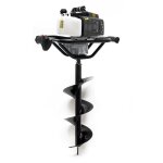 Wiltec - kit tari�re thermique � essence ? moteur 2 temps 2, 2 kw 3 cv ? cylindr�e 63 cm� ? perceuse ...