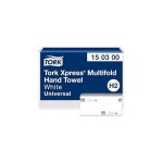 Xpress essuie - mains interfolies - 150300 - papiers d'essuyage plies en m, qualite universal pour distributeu ...