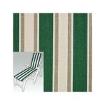 Coussin de transat multiligne vert 72 + 90x44x4 xtra Coussin de transat multiligne vert 72 + 90x44x4 xtra