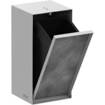 Hansgrohe - xtrastoris rock poubelle, encastre, porte carrelable,