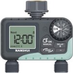 Xvx - programmateur d'arrosage 2 voies, fonction manuel, automatique et rapide, utilisation simple, avec ...