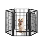 Yaheetech - 6 panneaux enclos parc 100 cm pour petit animal chien chiot lapin canard exterieur avec porte ... Yaheetech - 6 panneaux enclos parc 100 cm pour petit animal chien chiot lapin canard exterieur avec porte ...