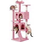 Yaheetech - arbre  chat avec 2 niches 3 plateformes 2 boules sisal arbre  grimper multi - niveaux hauteur ...