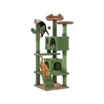 Yaheetech - arbre à chat design cactus tour pour chat multiniveau avec poteaux en sisal cachettes perchoirs ... Yaheetech - arbre à chat design cactus tour pour chat multiniveau avec poteaux en sisal cachettes perchoirs ...