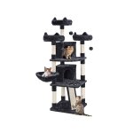 Yaheetech arbre a chat geant 174 cm avec griffoir arbre  chat design arbre  gratter tour de jeux avec ...