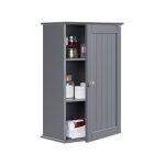 Yaheetech - armoire murale de toilette, meuble de rangement suspendu salle de bain, 35 x 20, 7 x 55 cm, ... Yaheetech - armoire murale de toilette, meuble de rangement suspendu salle de bain, 35 x 20, 7 x 55 cm, ...