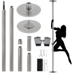 Yaheetech - barre de pôle dance professionnelle 45 mm hauteur réglable 225 cm à 274, 5 cm statique et ... Yaheetech - barre de pôle dance professionnelle 45 mm hauteur réglable 225 cm à 274, 5 cm statique et ...