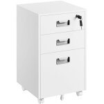 Yaheetech - caisson de bureau mobile caisson de rangement avec 3 tiroirs armoire de bureau pour dossiers ... Yaheetech - caisson de bureau mobile caisson de rangement avec 3 tiroirs armoire de bureau pour dossiers ...