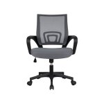 Yaheetech - chaise de bureau ergonomique  hauteur rglable fauteuil de bureau inclinable sige et base ...