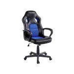 Yaheetech - fauteuil chaise sige de bureau gaming ergonomique dossier haut / hauteur rglable / inclinable ...