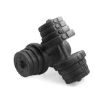 Haltères musculation home gym 12 plaques différents poids paire d'haltères kit haltères en métal noir ... Haltères musculation home gym 12 plaques différents poids paire d'haltères kit haltères en métal noir ...