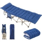 Yaheetech lit de camp 150 kg charge pliable cadre en m�tal avec matelas pochette sac de transport cadre ...