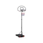 Yaheetech - panier de basket - ball sur pied hauteur r�glable 159 - 214 cm 5 niveaux avec support et ...
