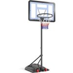 Yaheetech - panier de basket ball sur pied portable hauteur rglable 219 - 279 cm 6 niveaux  roulettes ...