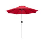 Yaheetech parasol de jardin ext�rieur parasol inclinable avec cadre en m�tal protection solaire pour ...