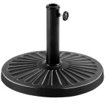 Yaheetech pied de parasol 10 kg en r�sine rond �44�32 cm socle de parasol aspect m�tallique style vintage ...