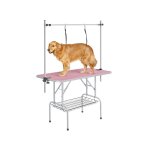 Table de toilettage pour chien / chat / animaux réglable 118 x 70 x 177 cm avec panier de rangement en ... Table de toilettage pour chien / chat / animaux réglable 118 x 70 x 177 cm avec panier de rangement en ...