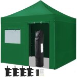 Tonnelle de jardin avec fentre rideau de protection avec revtement pu et uv 50 pour camping, stand ...