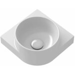 Ravak - yard - lave - main d'angle 28x28 cm, sans trop - plein, trou pour robinet, blanc xjx01228000
