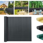 Brise - vue en pvc pour jardin et terrasse, clture de protection visuelle, rsistante aux intempries, ...