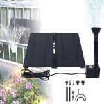 Pompe de bassin solaire professional avec 12v / 12ah support rglable fontaine solaire pliage pompe de ...