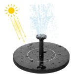 Pompe solaire pour étang fontaine ronde fontaine de jardin, 7v / 1. 4w mini fontaine solaire d'extérieur ... Pompe solaire pour étang fontaine ronde fontaine de jardin, 7v / 1. 4w mini fontaine solaire d'extérieur ...